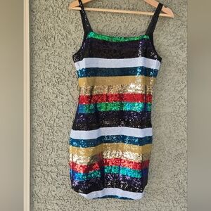 Uptown Sequin Mini Dress